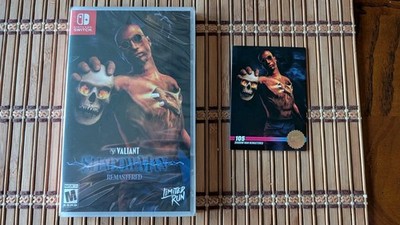 Shadowman Remastered - LRG #142 - W CARD #105 - Nintendo Switch - Rare - Sealed