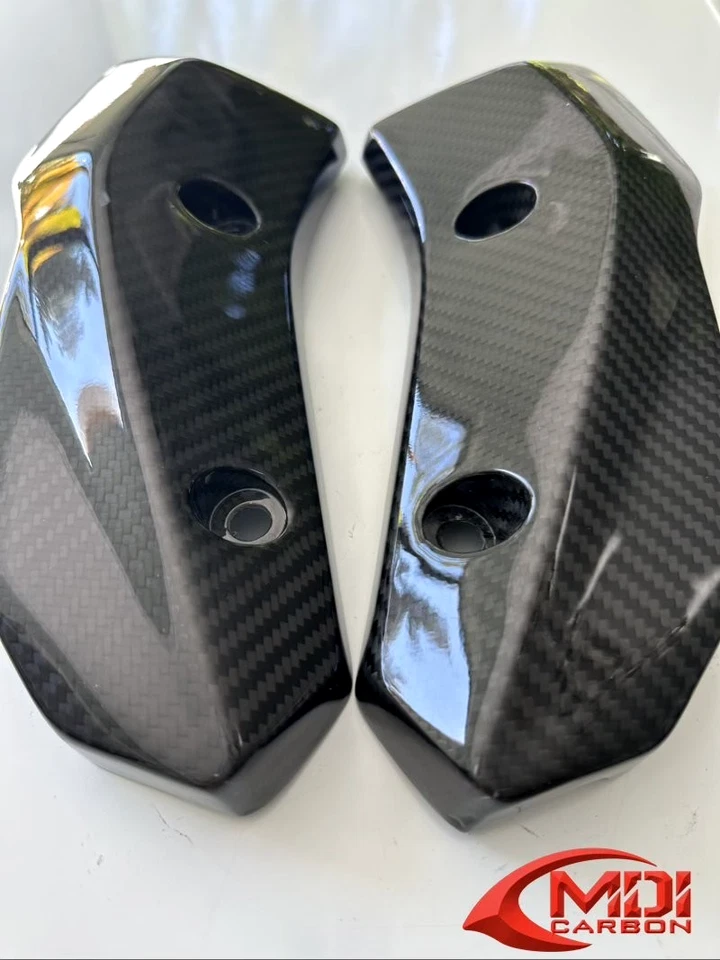 2014-2017 年雅马哈 FZ-07 MT-07 侧散热器盖 - 100% 碳纤维 — 第 4/4 张图片