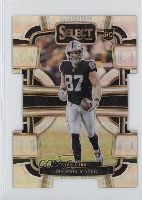 2023 Panini Select Concourse Silver Prizm Die-Cut Michael Mayer #57 12g7
