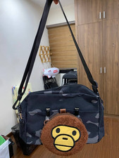 SALE A Bathing Ape ABC Camo BAPE Shoulder Bag Crossbody Baby Milo Gift - NWT