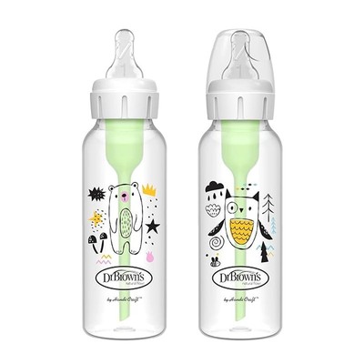 Dr. Brown's Natural Flow Bear & Owl Narrow Baby Bottle