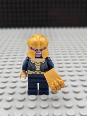Lego Thanos Minifigure Gold Helmet Marvel Super Heroes Avengers 76170 sh0696
