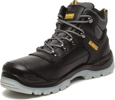 Dewalt  Leather Steel Toe  Boot UK9 EU43 ,Laser Black,  DWF-50031-122