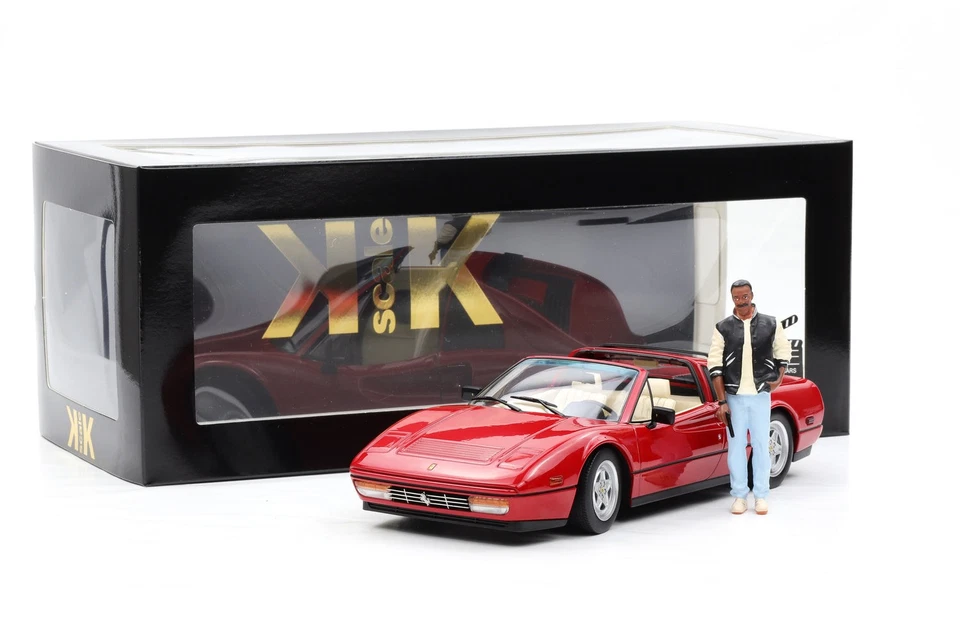 Neuf KK-Scale 1:18 Ferrari 328 GTS Beverly Hills Cop II 1987 Rouge - Photo 4/4