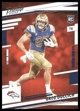 Greg Dulcich Rookie RC 2022 Panini Prestige #386 Denver Broncos