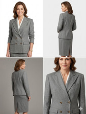 Ralph Lauren Women Suit Set. Wool . Skirt size 8, jacket size 10