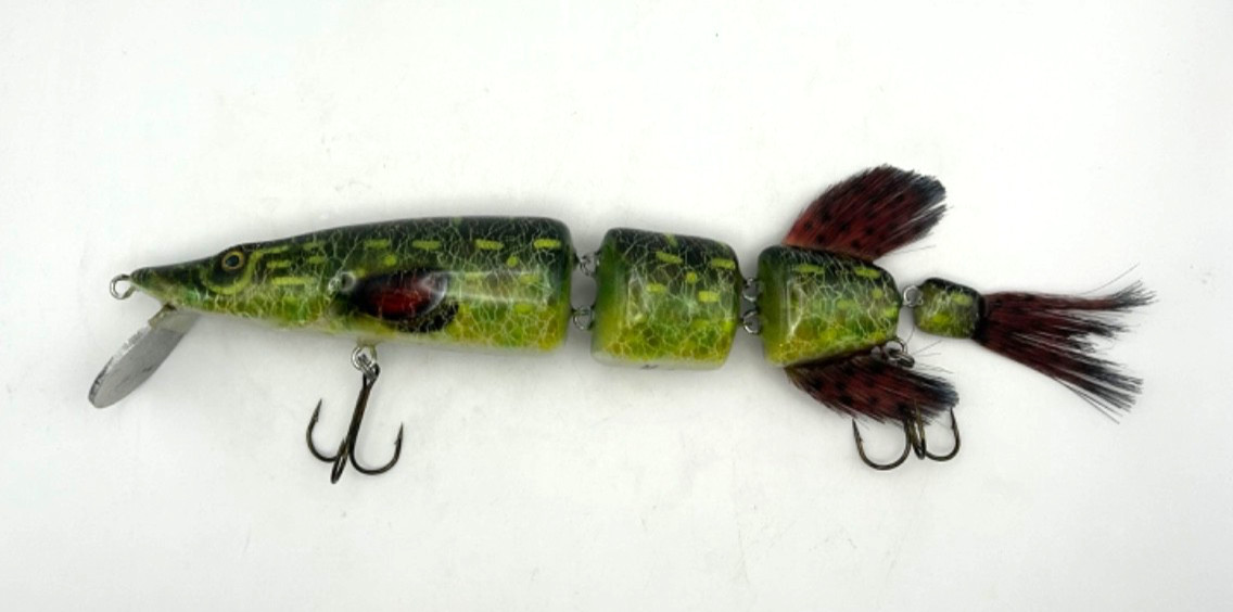 Mega Lures Swimbait Musky Lure Pike Pattern Markus Lukic Signed 12" - Image 3