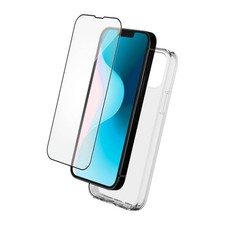 BigBen, Kit d'accessoires 2 en 1 pour iPhone 16 Plus avec SmartFrame, Transparent