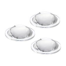3Pcs Diameter 45mm Flat Convex Lens Height 14mm Flashlight Optical Lens