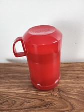 Red Insulated Thermos 10oz Food Jar W Lid  Cup Made In Canada