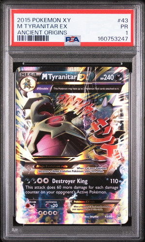 M Tyranitar-EX graded PSA 1 for sale on eBay