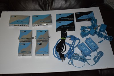 Lot of Gefen Audio/Video extenders HDMI CAT-5 MS Extreme S/R - Not Tested