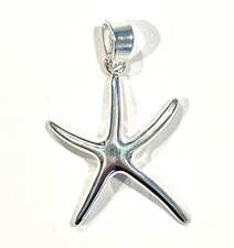 Starfish Sterling Silver Pendant Beach Ocean Shell Theme BRAND NEW