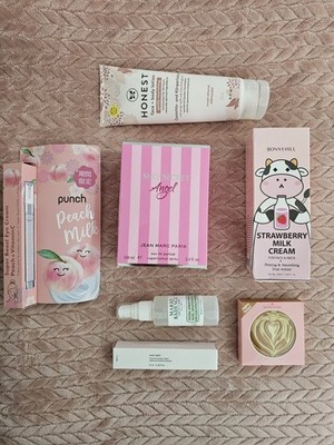 BUNDLE HONEST BONNYHILL JEAN MARC PARIS Firming Smoothing Peach Strawberry Milk
