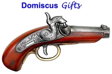 10" NEW! Foam Vintage PHILADELPHIA Derringer FLINTLOCK 1825 Replica Pistol GUN