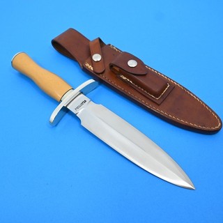 RANDALL MADE KNIVES FLA TOM CLINTON SPECIAL LOADED YELLOW MICARTA DAGGER MINT
