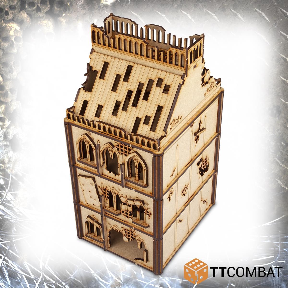 TTCombat BNIB Damaged Gothic Brownstone