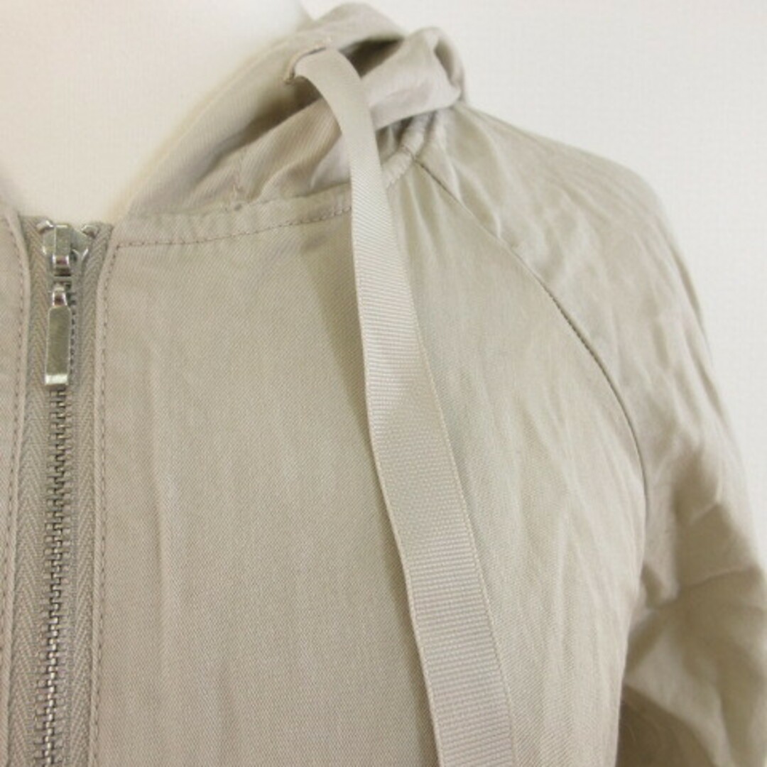 Marble Waltz Jacket Blouson Hoodie 3 4 Sleeve Greige M*T523 M Bust