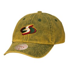 Unisex Mitchell & Ness Yellow Seattle Storm Legendary 1904 Strapback Adjustable