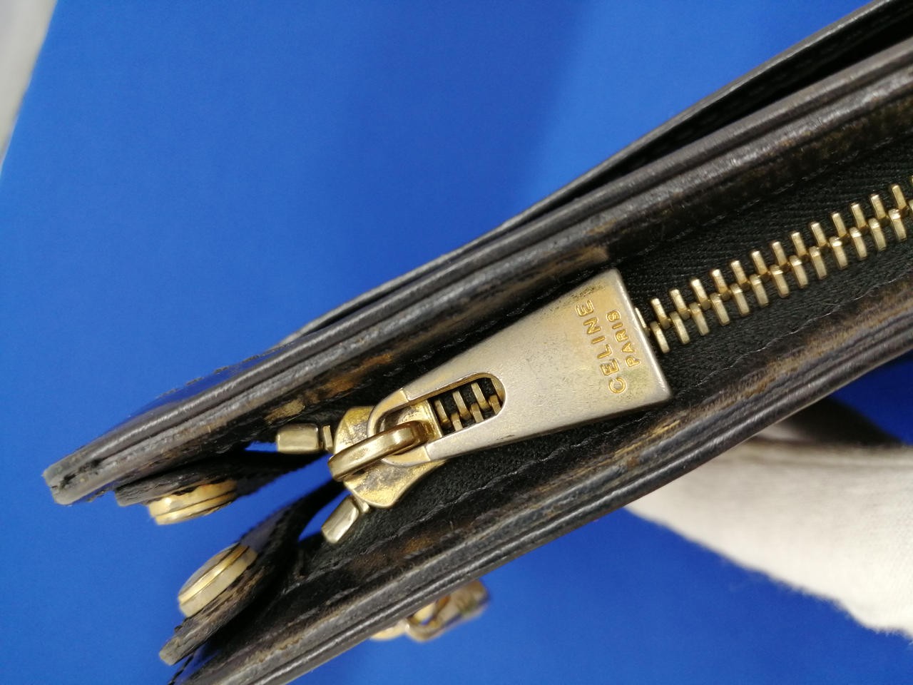 Second Bag Model Macadam Pattern Black Celine Jdc… - image 7