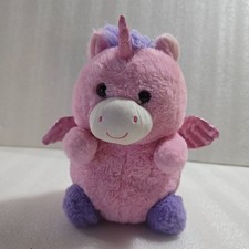 Kellytoy Pink Purple Unicorn wings Soft Plush 10" Stuffed Animal Toy