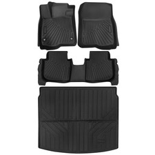 4pcs Waterproof Floor Mats Front Rear Cargo Liner Rubber Tpe For 2023 Honda Cr-v