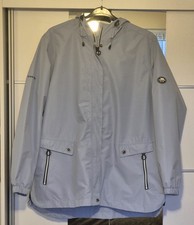 Ladies / womens Trespass Tres-tex 4XL Waterproof Jacket with Hood Blue Size 22 