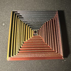 3D Printed Multicolor Geometric Pyramid Abstract Decorative Sculpture, Plastic — photo 1