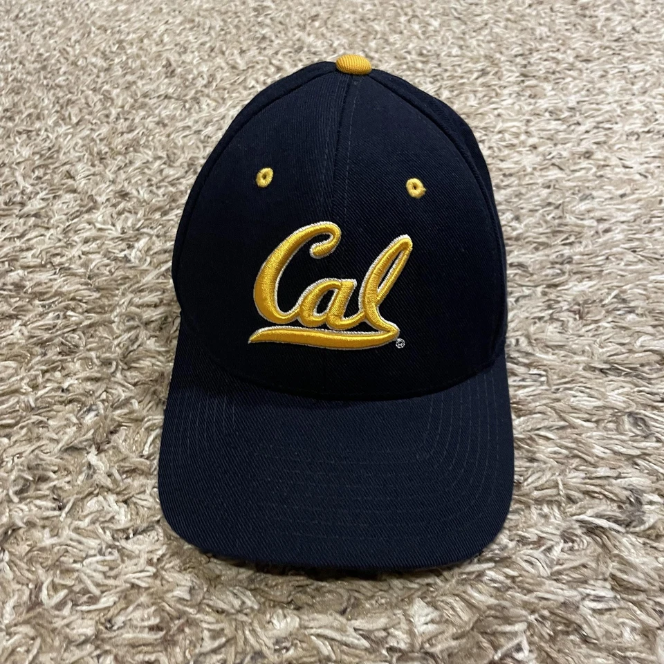 California Golden Bears Hat Zephyr Fitted 7 1/4 Navy Yellow NCAA - Image 2 of 4