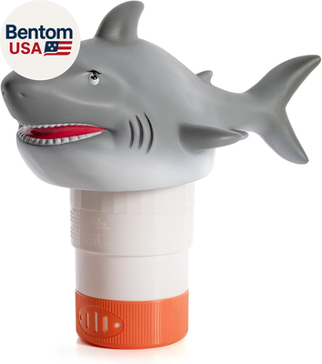 #ad #ad Chlorine Floater Floating Pool Chlorine Dispenser Shark Fits 1 and 3 Inch Ta $41.31