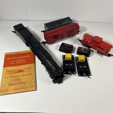 Vtg American Flyer Train 290 4-6-2 Locomotive Tender Untested Project S Gauge