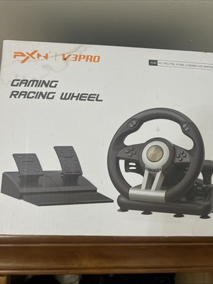 PXN PC Racing Wheel, V3 PRO Universal USB Car Sim Game Steering Wheel with Pedal