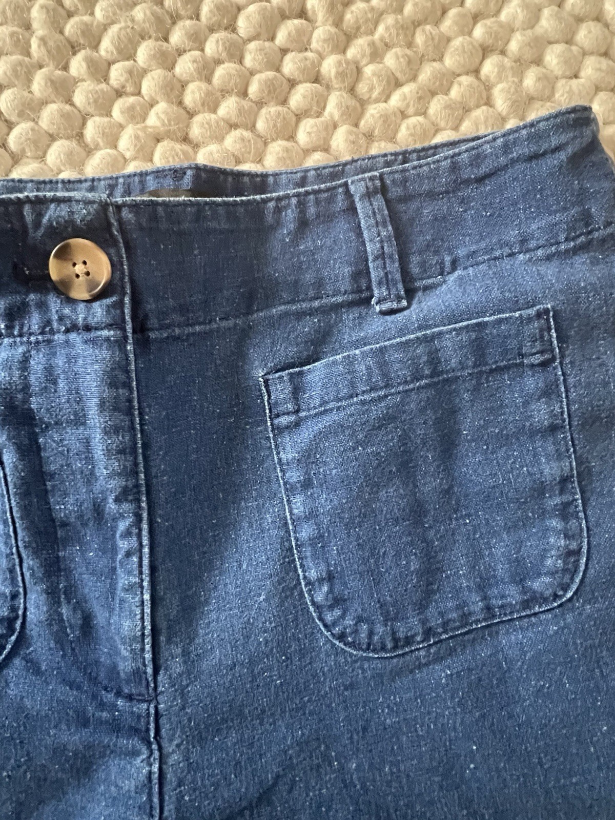 Talbots Patch pocket Jeans Size 6 Regular Summer … - image 2