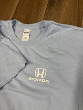 Mistlin Honda Graphic T Shirt L Car Dealership Back Print Auburn California Blue