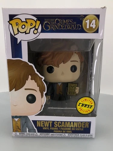 Funko POP! Movies Fantastic Beasts Newt Scamander Chase #14 DAMAGED BOX