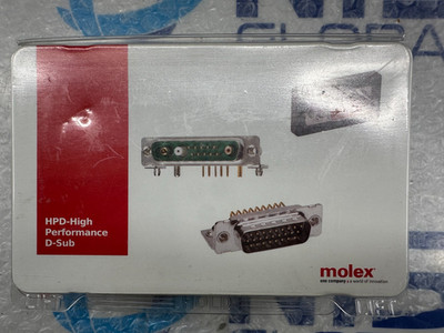 (6pcs) MOLEX HPD-HIGH PERFORMANCE D-SUB CONNECTOR