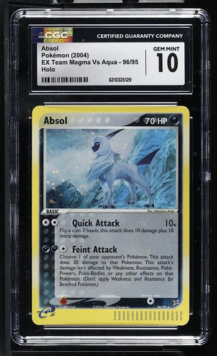 Absol graded CGC 10 for sale on eBay