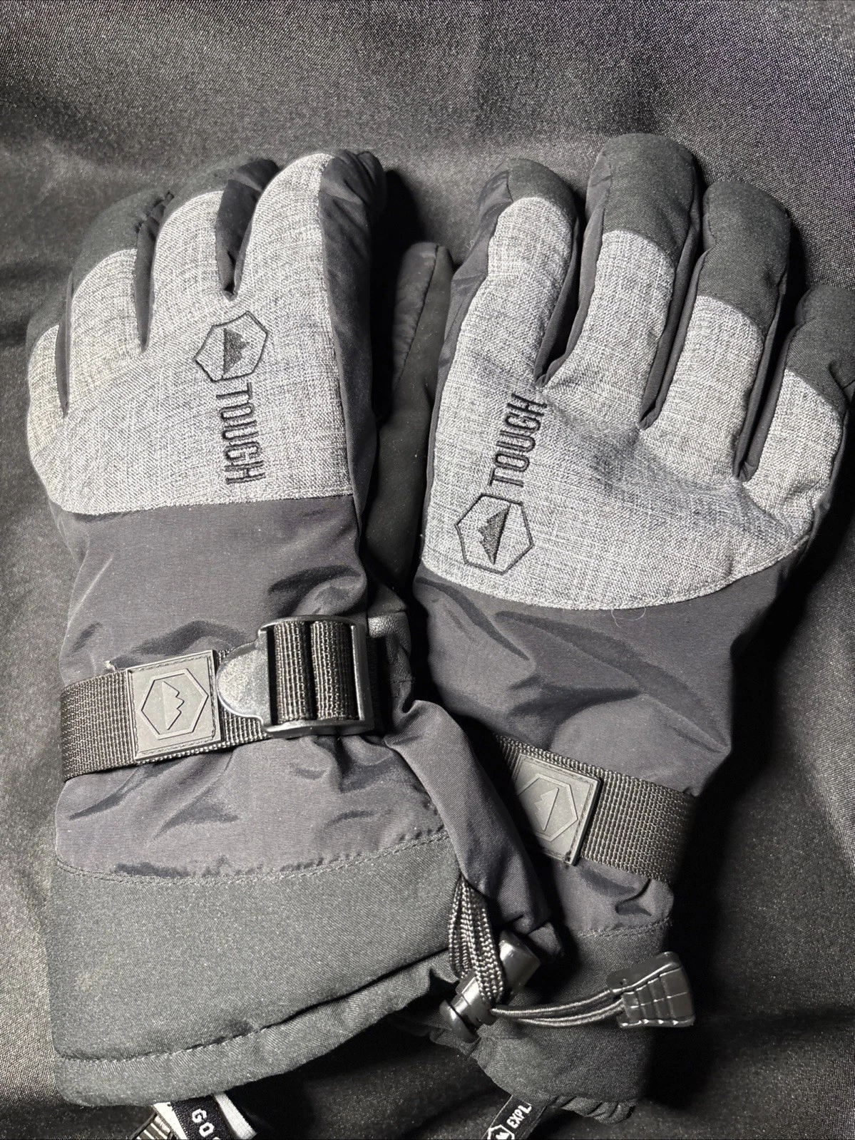 Tough Outdoors Ski Gloves Men/Women - Black Size L