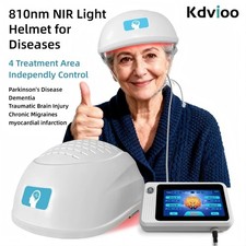 24W 810nm Near Infrared Photobiomodulation Helmet for Alzheimer Parkinson Stroke