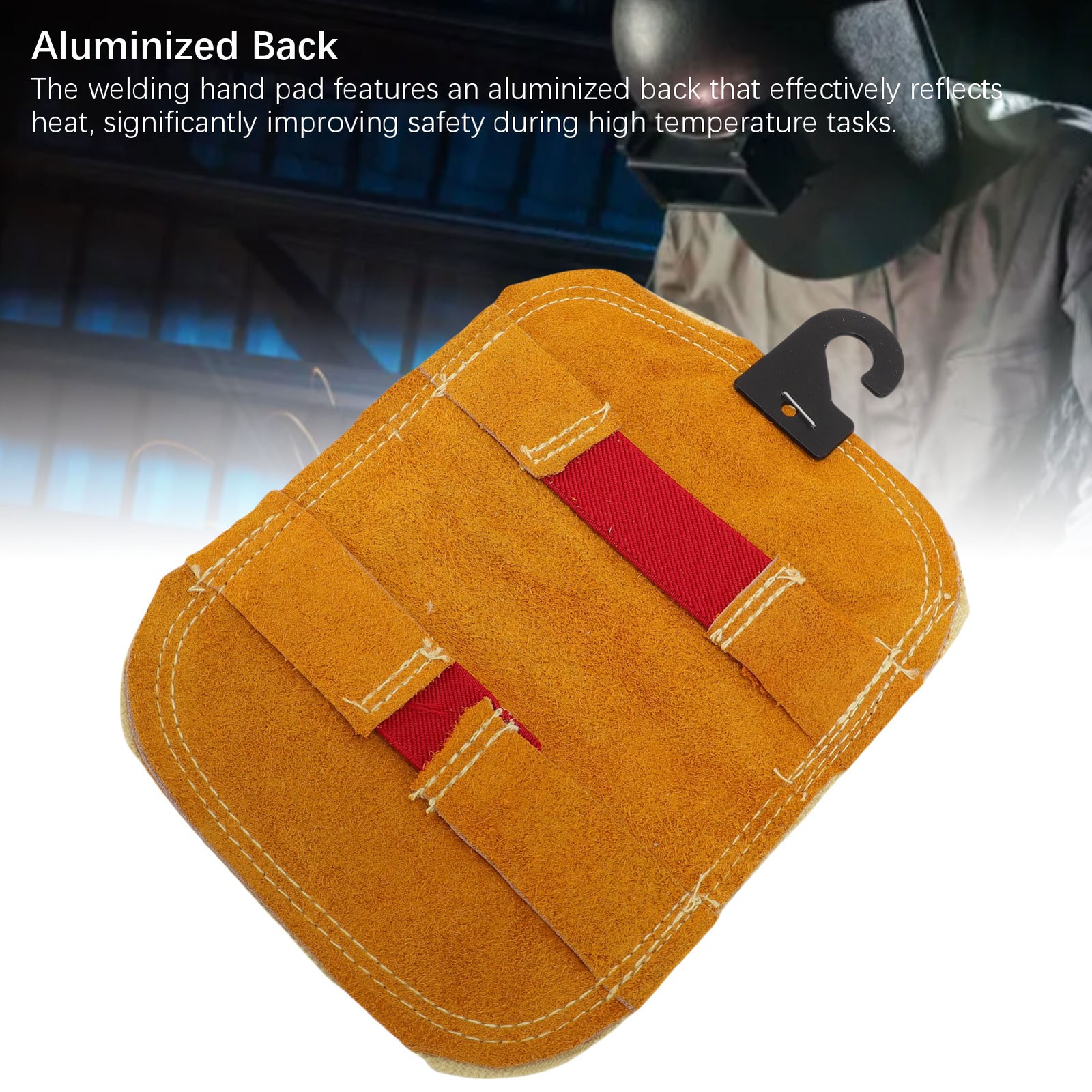 Aluminized Back Hand Pad Heat Guard For Welding High Temperature