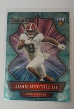 2021 Wild Card Alumination NIL Collegiate John Metchie III #ANBC-40  TEAL 15/249