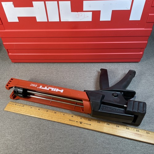 Hilti DSC Firestop Foam Dispenser EUC w/ Case Un-used Tips & Manuals - Picture 5 of 8