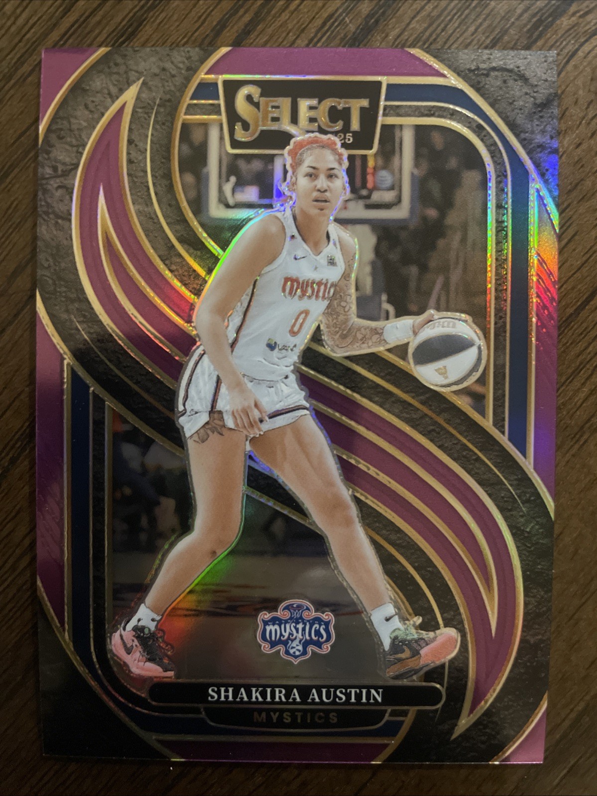 2025 Panini Select WNBA SHAKIRA AUSTIN PURPLE PRIZM MYSTICS /149 #197