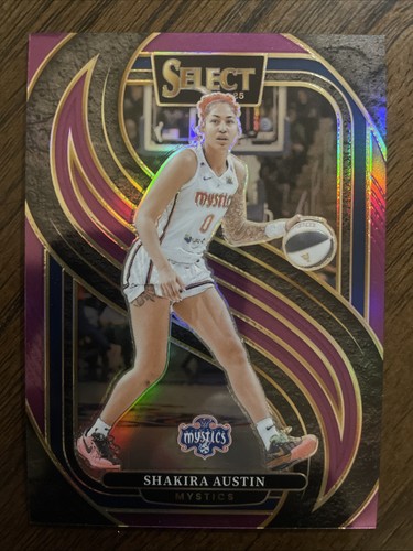 2025 Panini Select WNBA SHAKIRA AUSTIN PURPLE PRIZM MYSTICS /149 #197