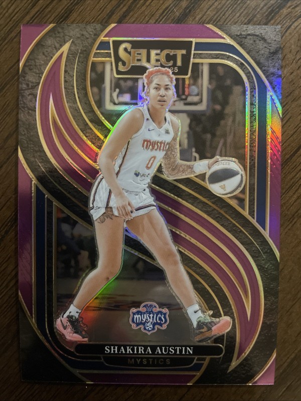 2025 Panini Select WNBA SHAKIRA AUSTIN PURPLE PRIZM MYSTICS /149 #197