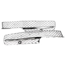 Bumper Chrome Grill Leftright For Bentley Continental Flying Spur 4w0807647a