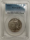 1939-S WALKING LIBERTY HALF DOLLAR PCGS AU58 NICE COIN