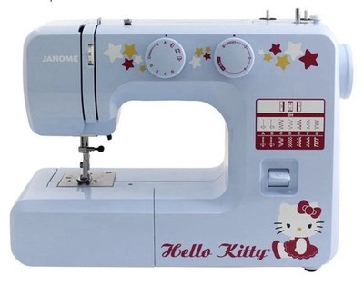 Janome Hello Kitty 15312 Sewing Machine ~ RARE ~ WORKING TESTED! W/ Box, Manual