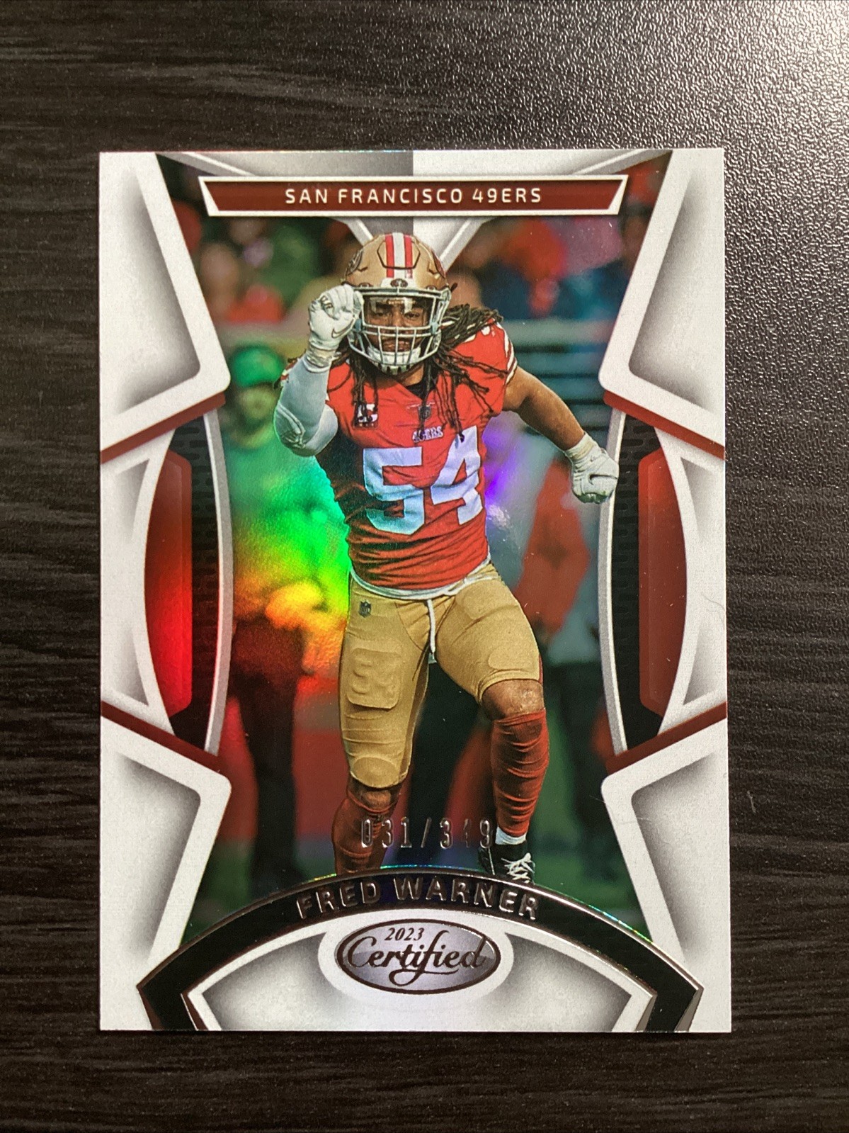 2023 Panini Certified - Fred Warner #82 Mirror /349 San Francisco 49ers