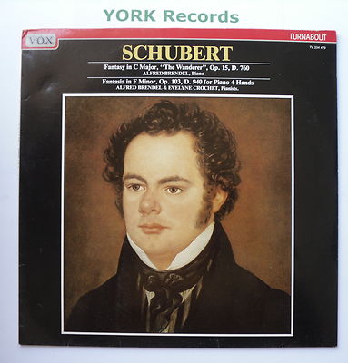 TV 334479 - SCHUBERT - Fantasy in C Major ALFRED BRENDEL - Ex Con LP Record